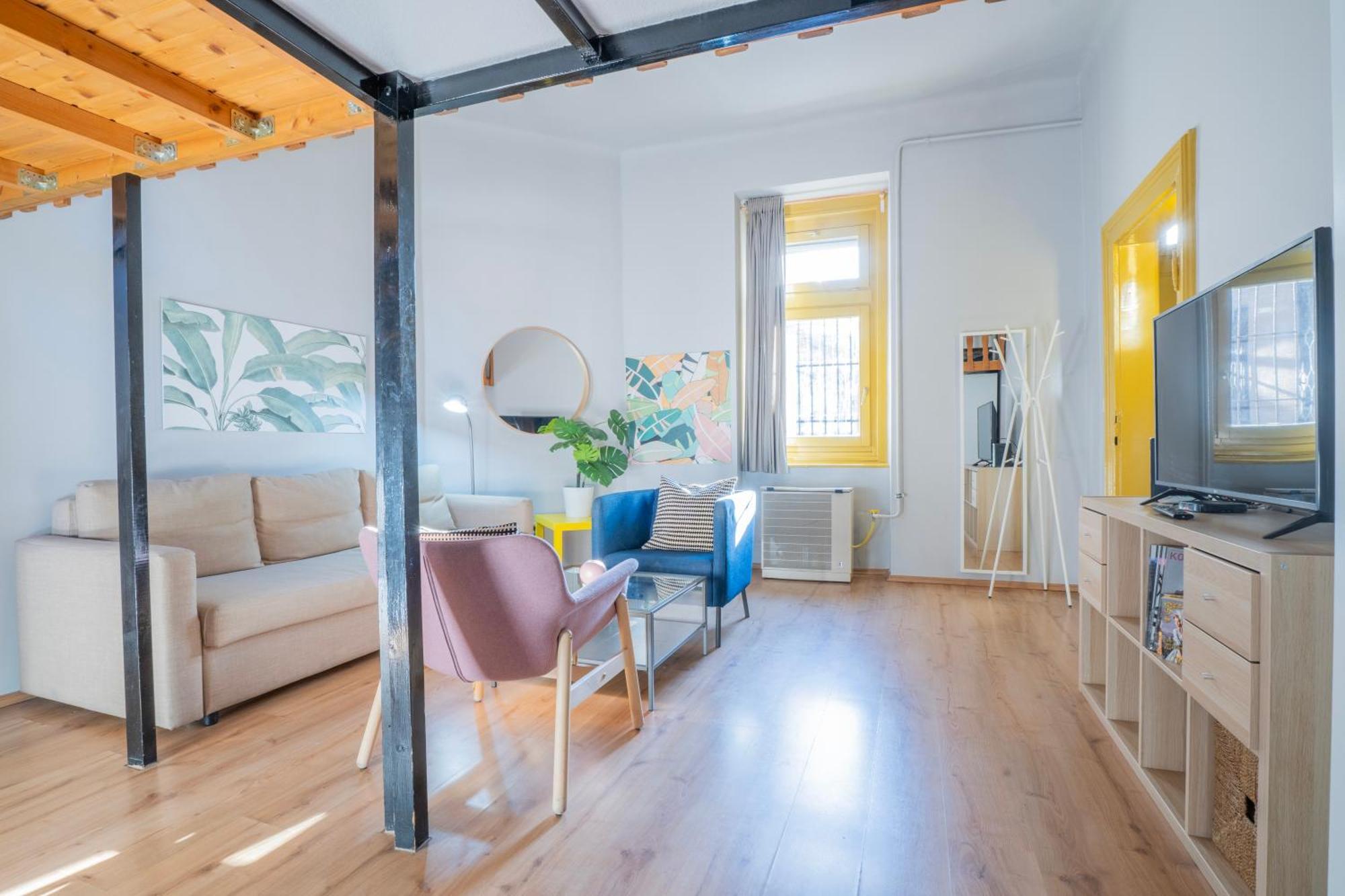 Klau10 Studio Apartment In Party District. Budapest Bagian luar foto